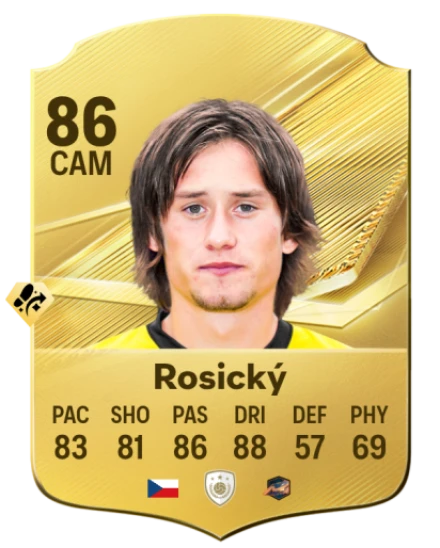 Card Tomáš Rosický 86, official EA preview