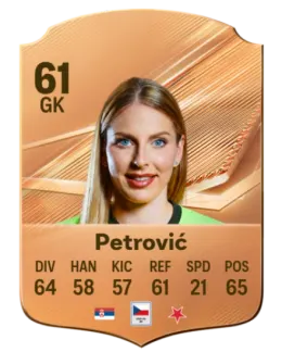Card Jovana Petrović 61, official EA preview