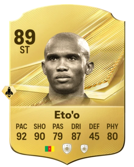 Card Samuel Eto'o 89, official EA preview