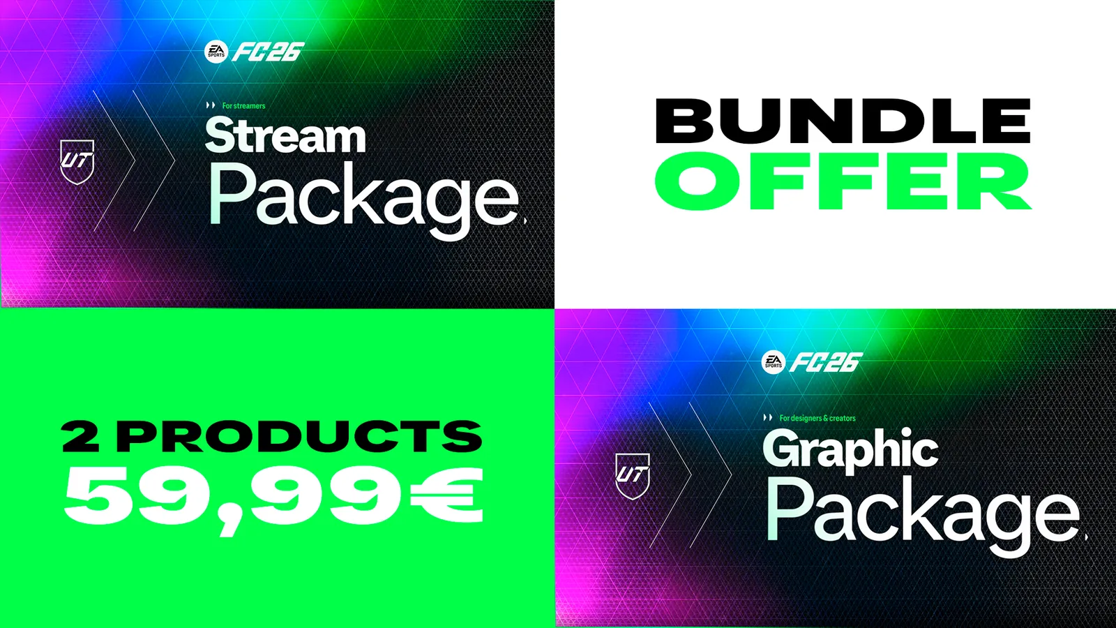 Waarom we de FC26 Bundle hebben gemaakt (Stream + Graphic Pack)