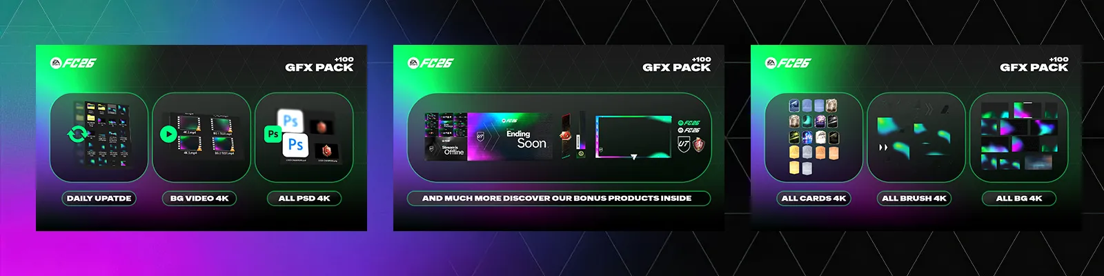 Waarom we de FC26 Bundle hebben gemaakt (Stream + Graphic Pack)