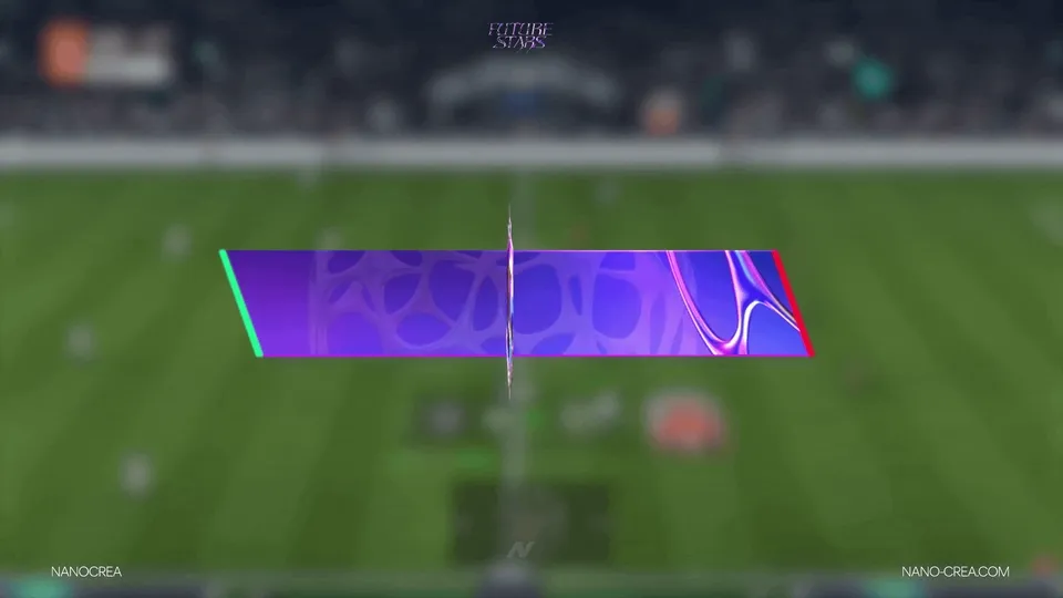 FC26 Future Stars animated scoreboard overlay