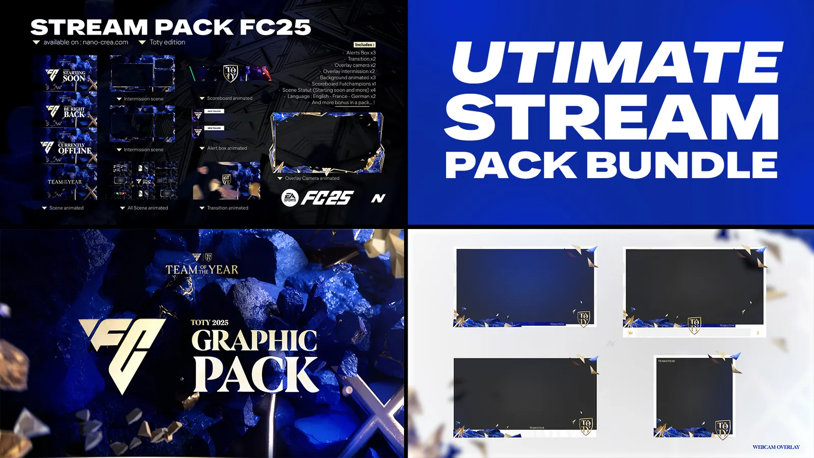 FC25 TOTY Grafikleri ve Stream Pack'leri için Eksiksiz Rehber