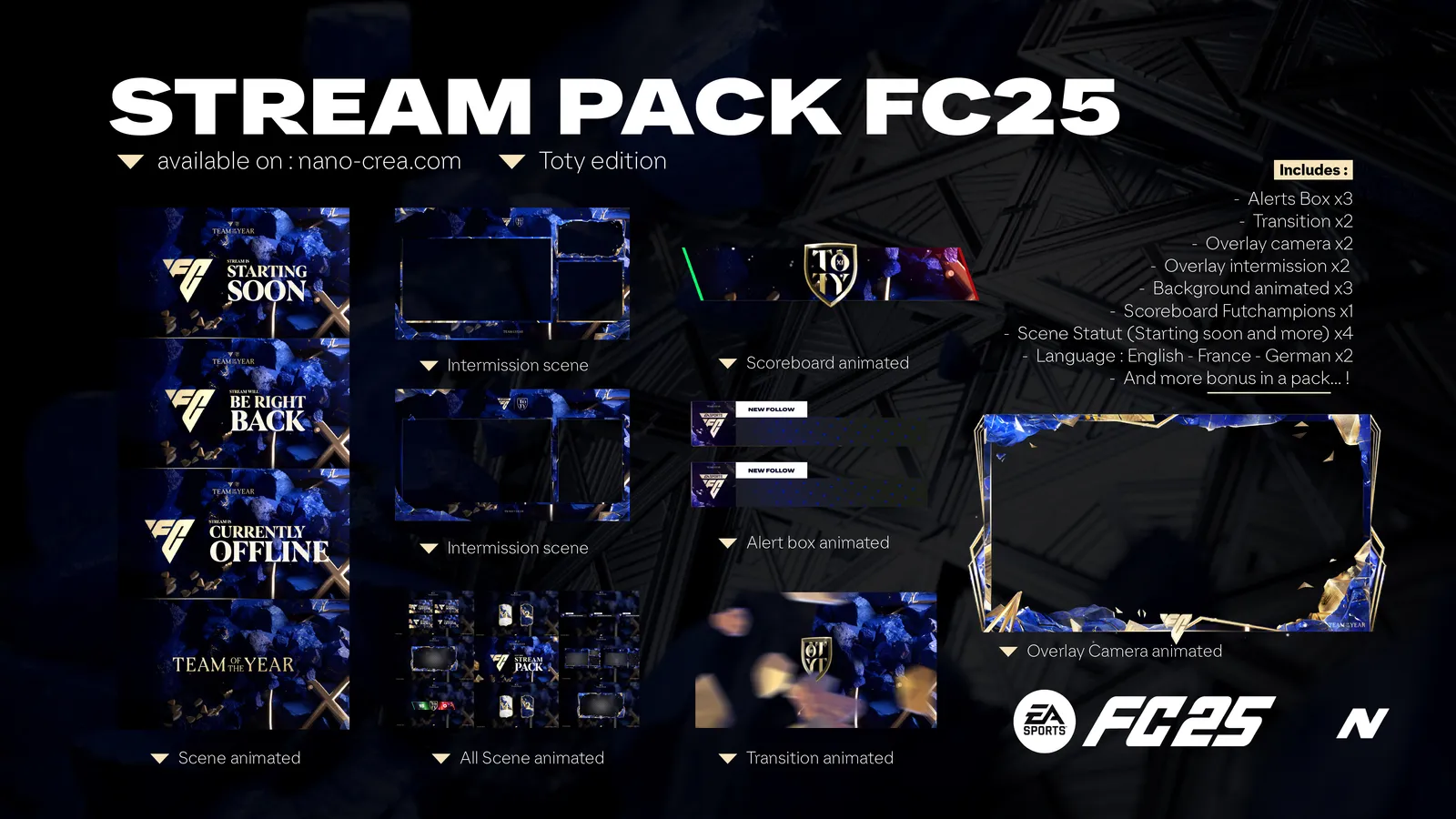 FC25 TOTY Grafikleri ve Stream Pack'leri için Eksiksiz Rehber