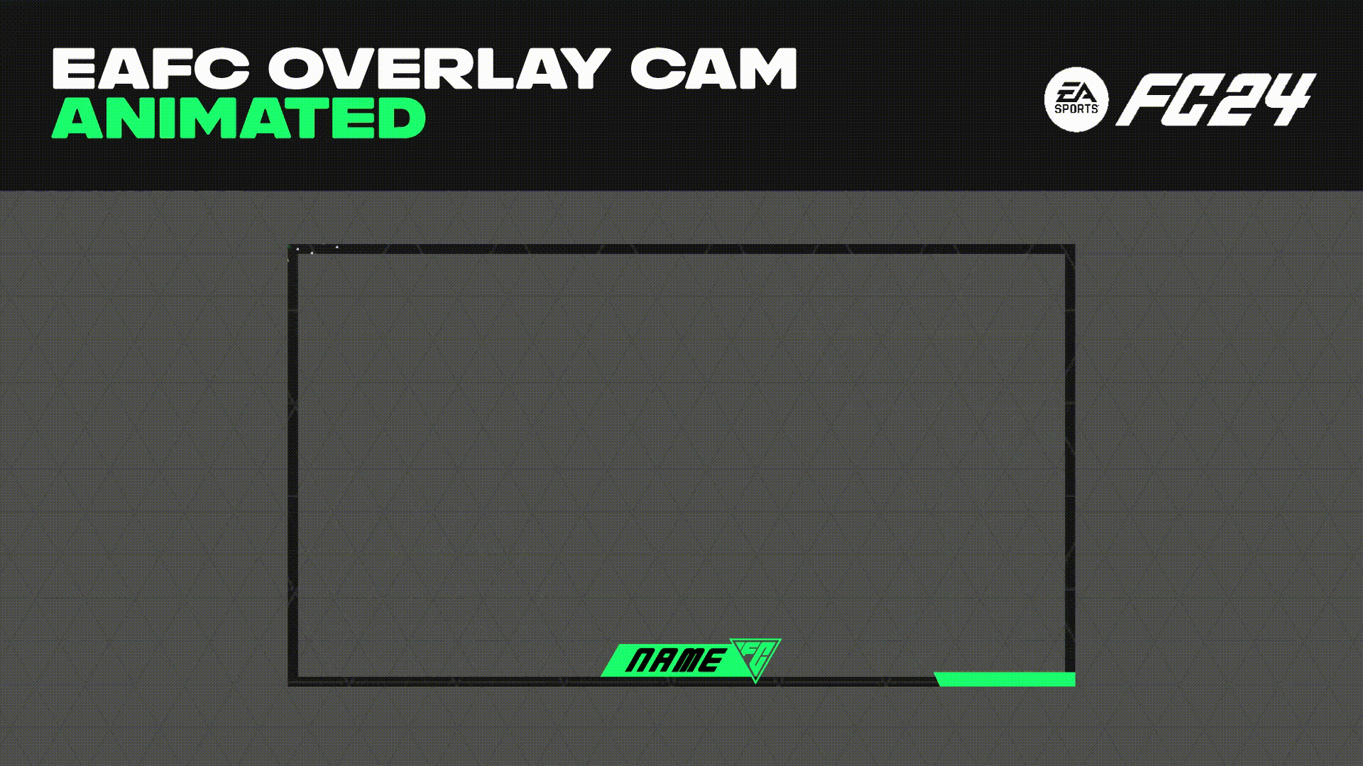 EAFC 24 OVERLAY CAM ANIMATED TEMPLATE (AE)