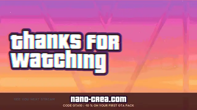 GTA 6 Logo Pur Stream Pack: vista general de todo el sistema de stream
